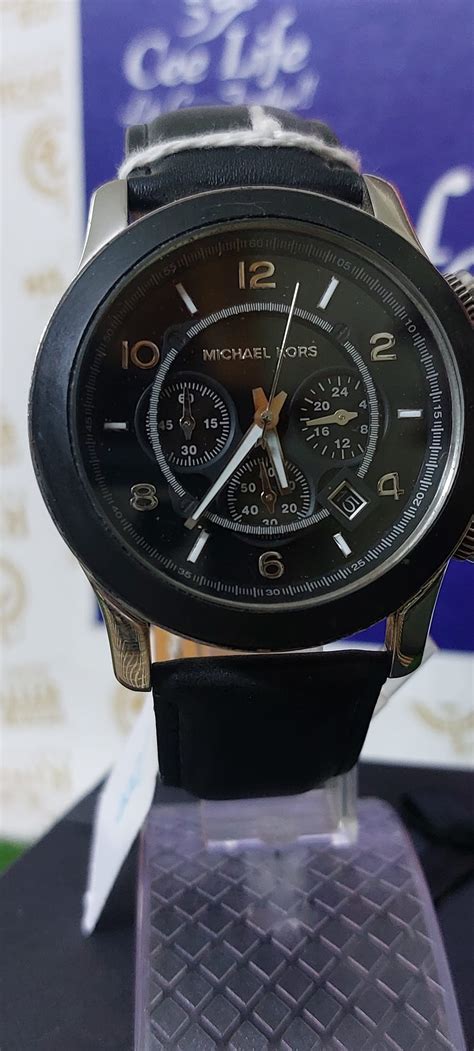 Michael Kors Men's Runway Black Watch MK8107 .